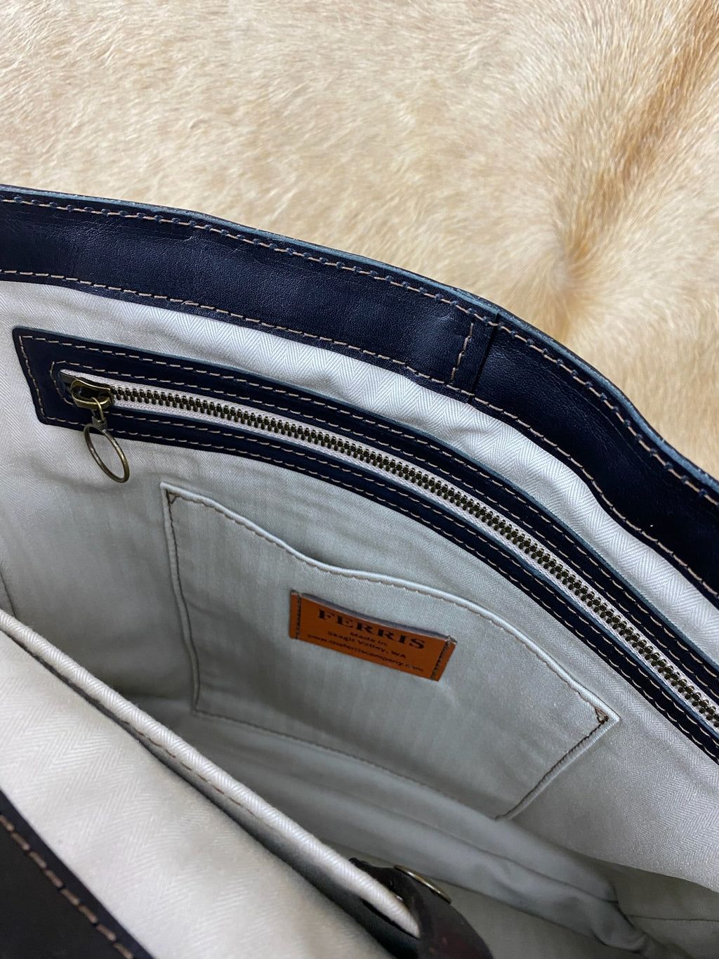 Baker Plaid Messenger Bag