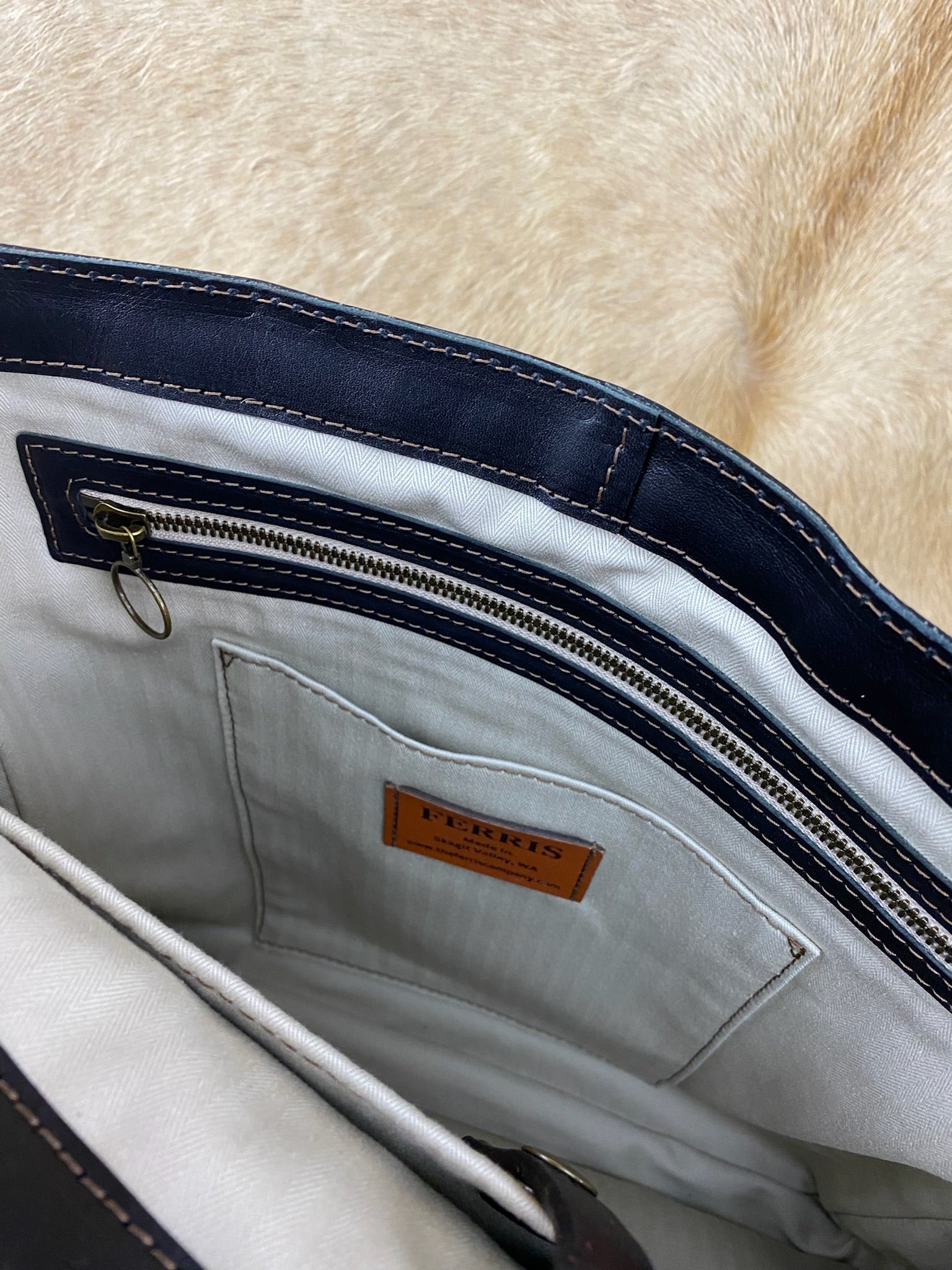 Baker Plaid Messenger Bag